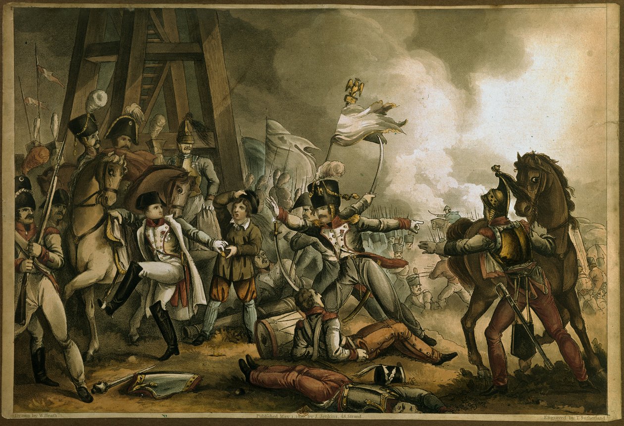 每个人都为自己，由托马斯·萨瑟兰（Thomas Sutherland）雕刻，1816年（彩色aquatint） 作者 威廉·希思