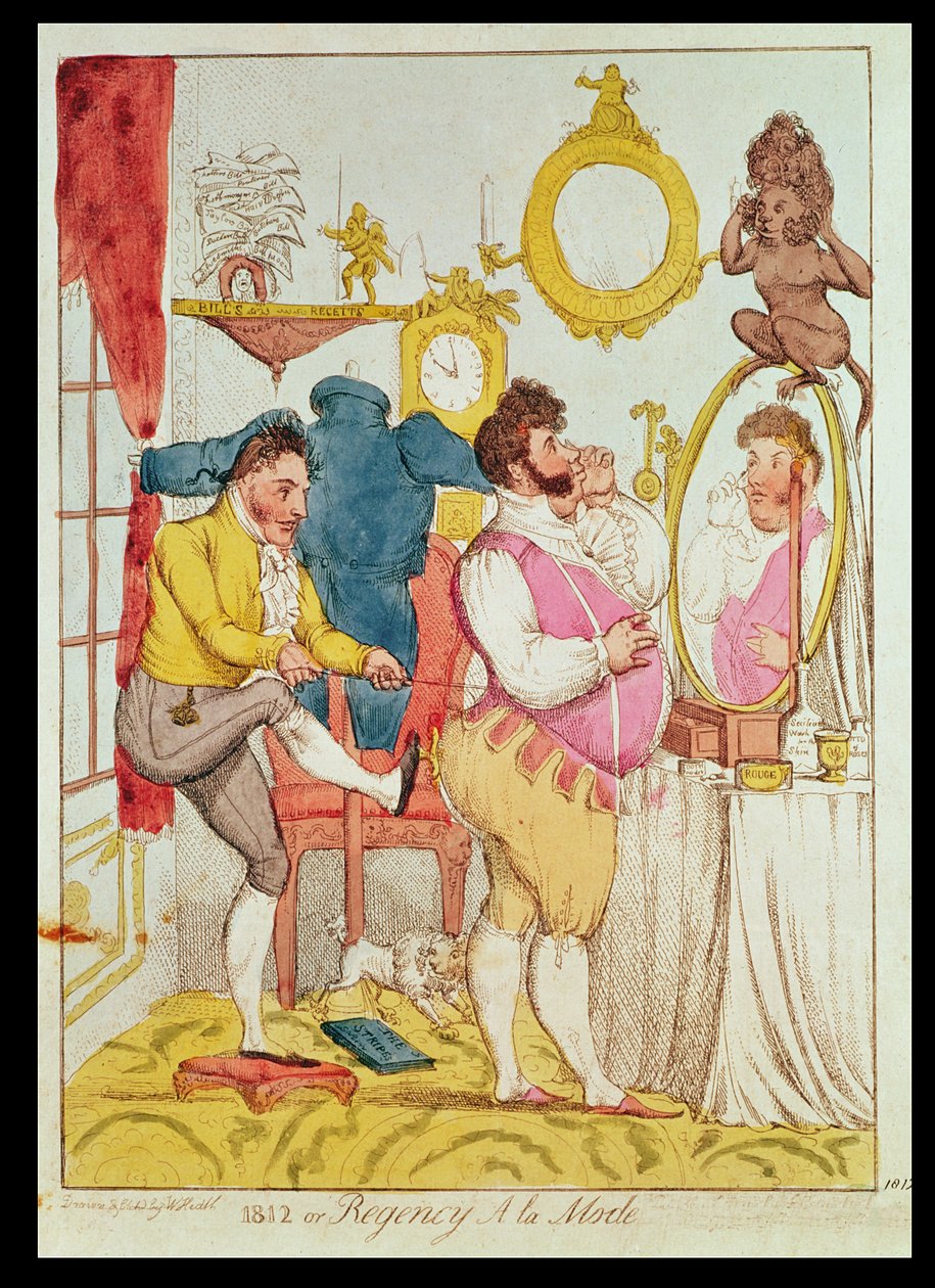 Regency a la Mode, 卡通 作者 威廉·希思