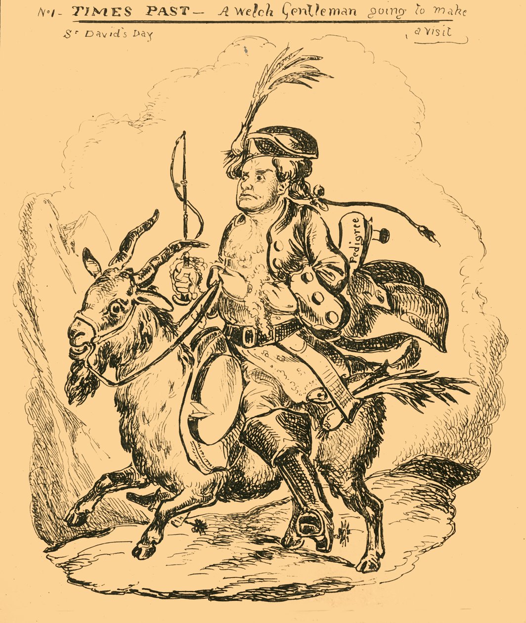 过去的时光-1830年，一位威尔士绅士将去拜访。 作者 威廉·希思