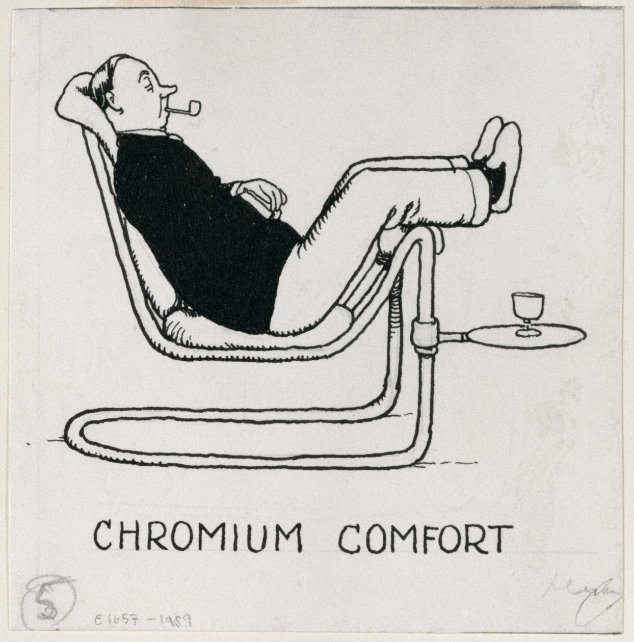 &39;Chromium Comfort&39;，详见1967年出版的“如何生活在公寓中” 作者 威廉·希思·罗宾逊