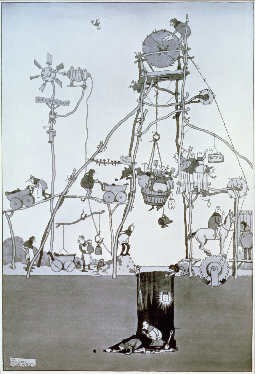 Pit Head，c.1930 作者 威廉·希思·罗宾逊