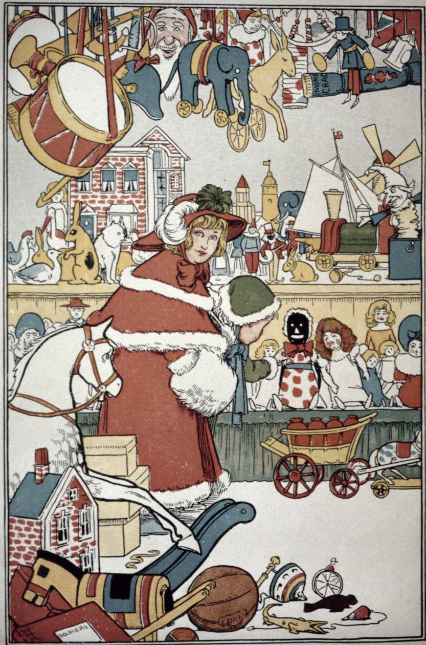 圣诞节玩具，c.1900 作者 威廉·希思·罗宾逊