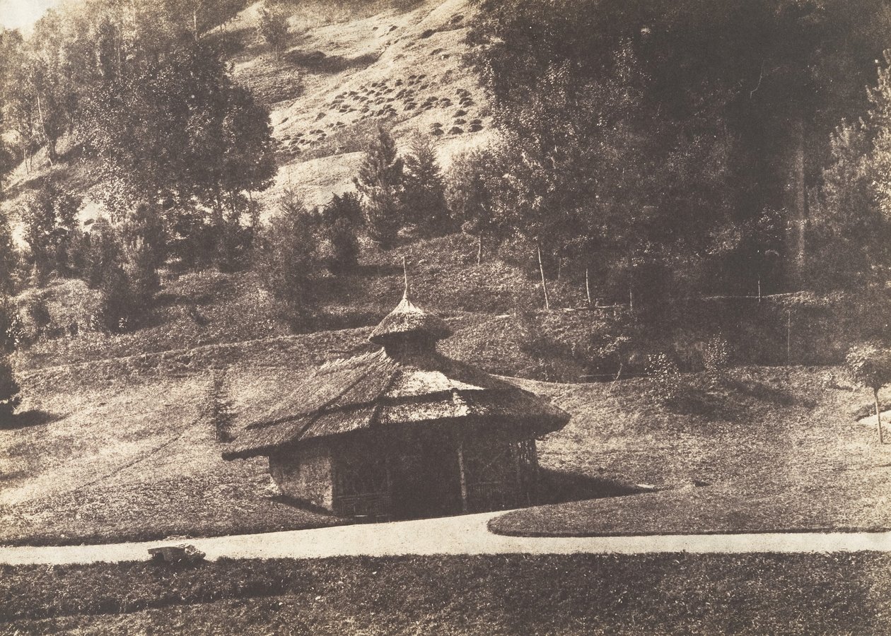 Eaux-Bonnes的乡村亭子，1854年。 作者 威廉·亨利·格布哈德。