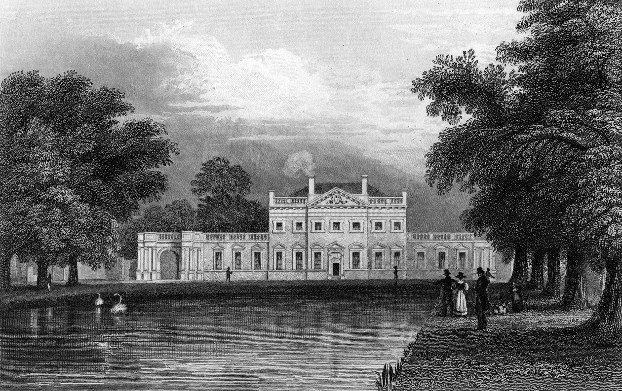 Boreham House，Essex，由John Rogers雕刻，1831年 作者 威廉·亨利·巴特利特