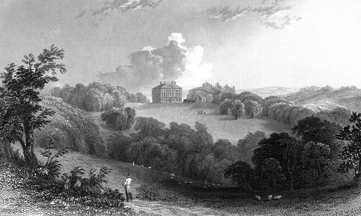 埃塞克斯的Copped Hall，由Thomas Garner雕刻，1832年 作者 威廉·亨利·巴特利特