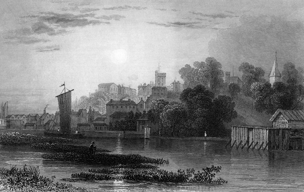 1831年亨利·阿德拉德（Henry Adlard）刻的艾尔克斯郡（Maldon，Essex） 作者 威廉·亨利·巴特利特