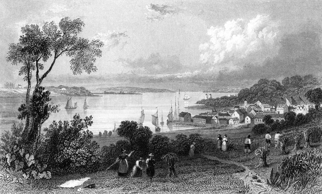 Manningtree，Essex，由Charles Mottram雕刻，1832年 作者 威廉·亨利·巴特利特