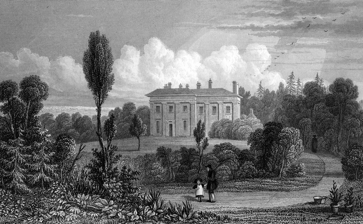 Riffhams Lodge，Essex，1835 作者 威廉·亨利·巴特利特