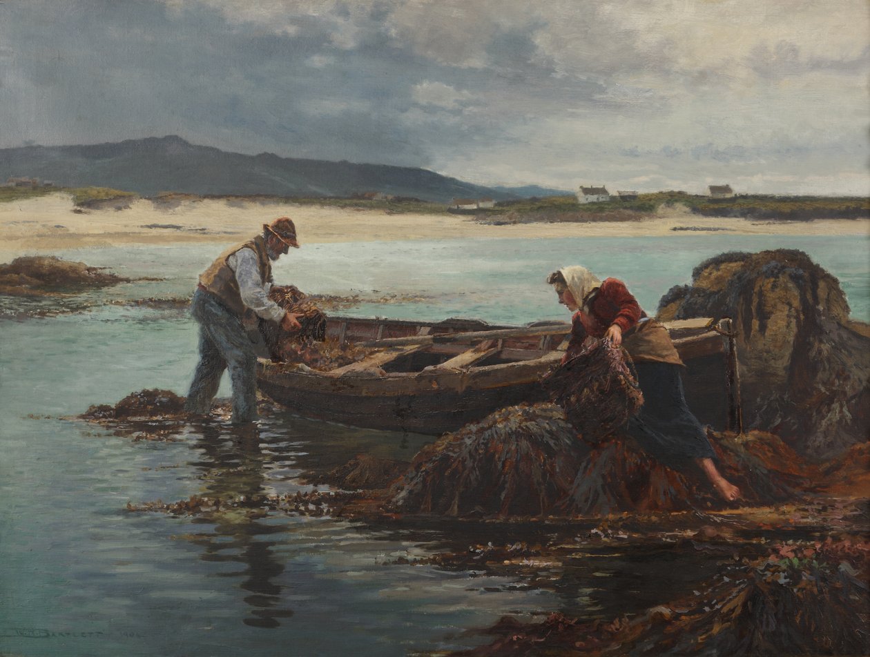 The Dulse Gatherers，1904 作者 威廉·亨利·巴特利特