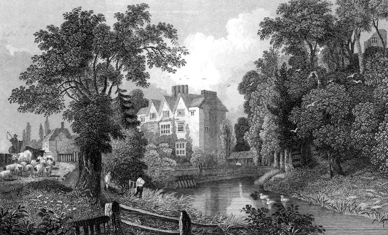 1832年，亨利·沃利斯（Henry Wallis）雕刻了奥格尔城堡（Ongar Castle）和埃塞克斯城堡宫（Castle House） 作者 威廉·亨利·巴特利特