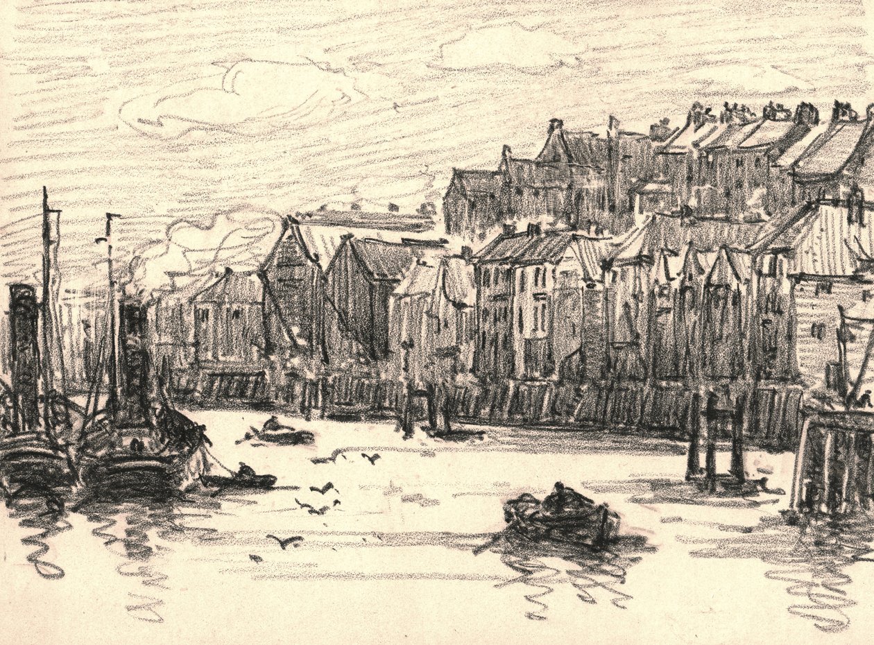 North Shields（纸上的木炭） 作者 威廉·亨利·查尔顿