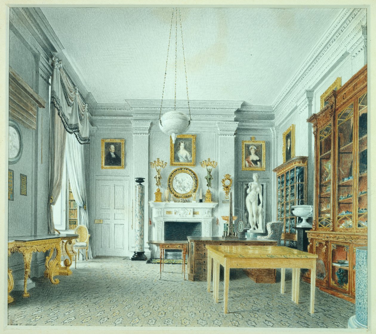 The Morning Room, Chatsworth 作者 威廉·亨利·亨特