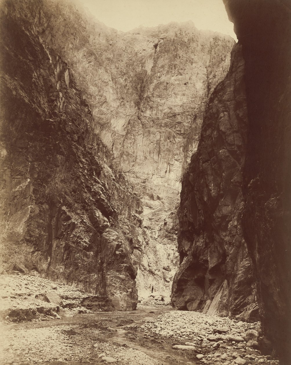 钻石河峡谷，1885 年（照片） 作者 威廉·亨利·杰克逊
