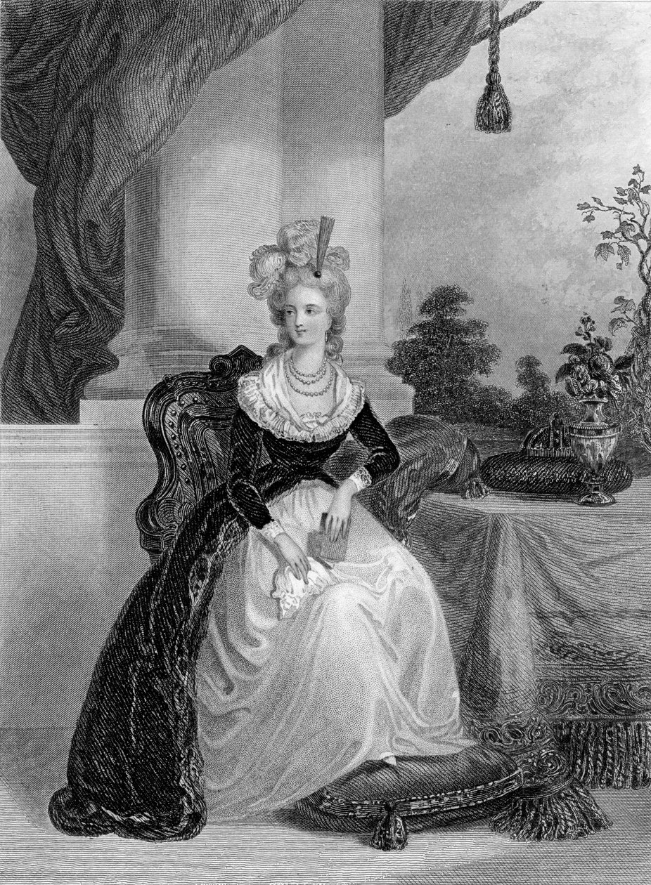 法国女王玛丽·安托瓦内特（Marie Antoinette）和纳瓦拉（Navarre），c1840-1860年。 作者 威廉·亨利·莫特