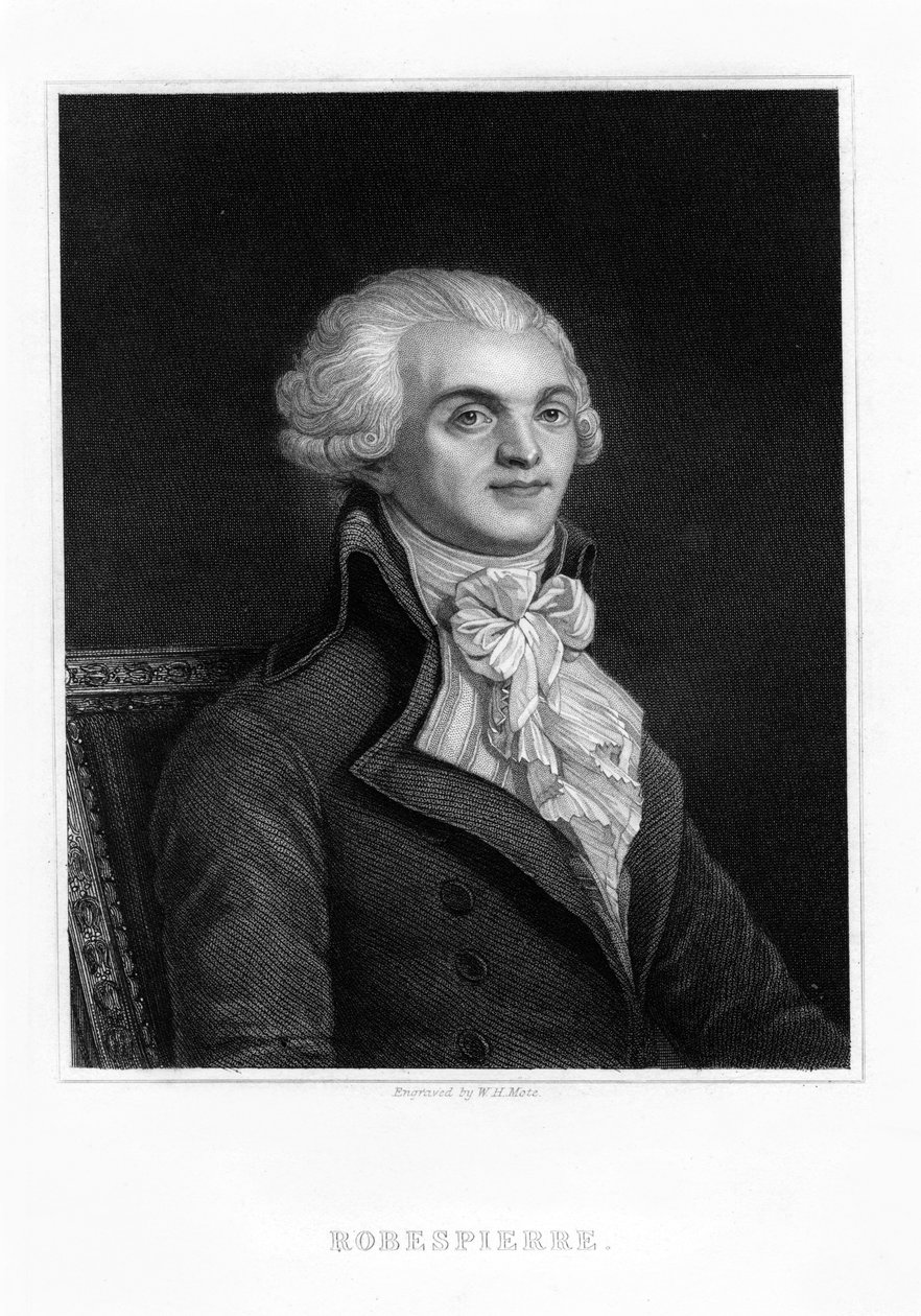 Maximilien Robespierre，19世纪法国大革命的领导人之一 作者 威廉·亨利·莫特
