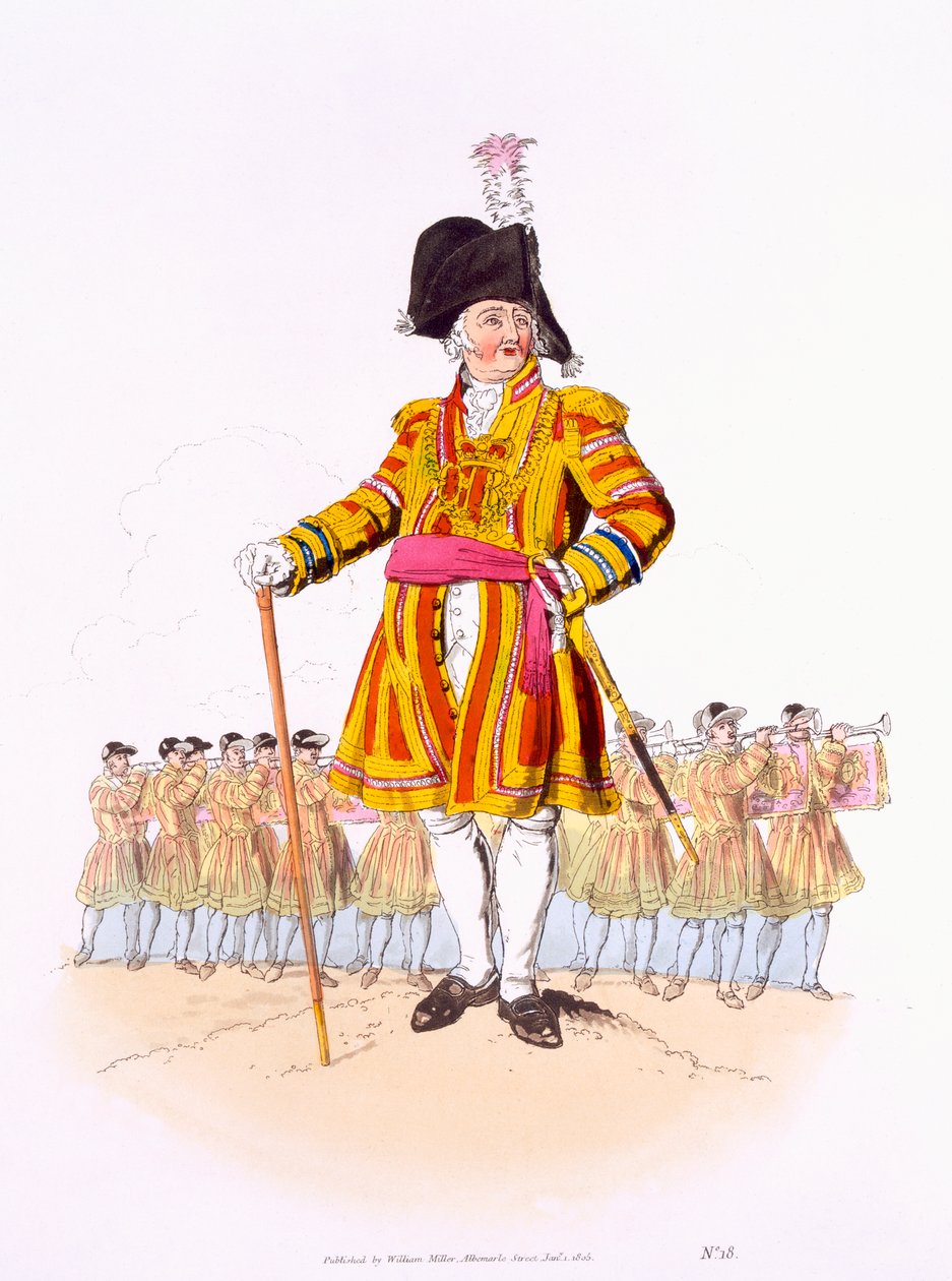 市长勋爵，来自“英国服饰”，由威廉米勒出版，1805年 作者 威廉·亨利·佩恩