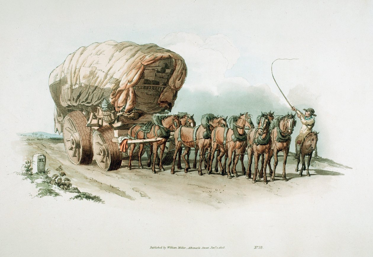 驿站马车，1805年 作者 威廉·亨利·佩恩
