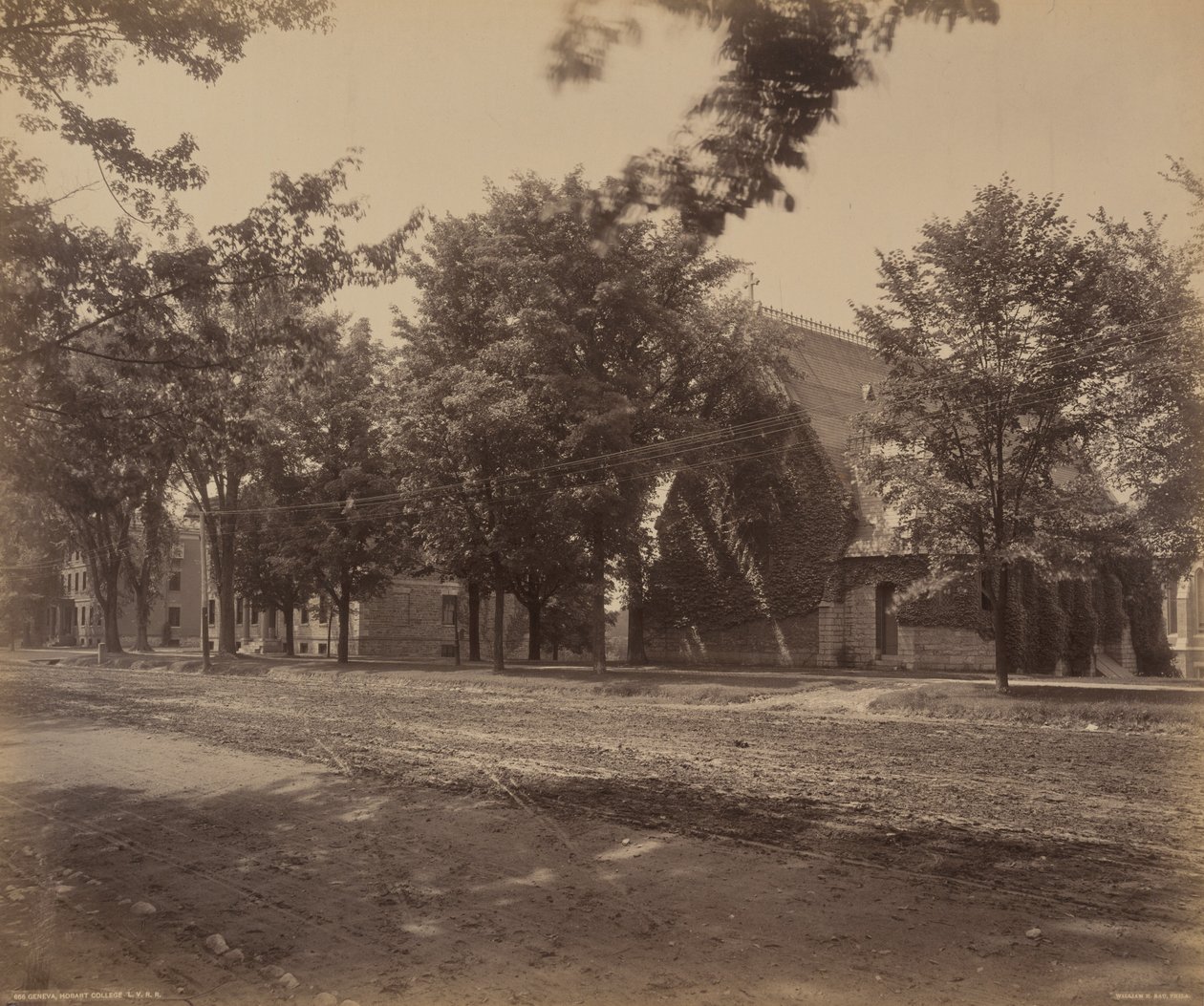 日内瓦，霍巴特学院，约1895 年（照片） 作者 威廉·赫尔曼·劳