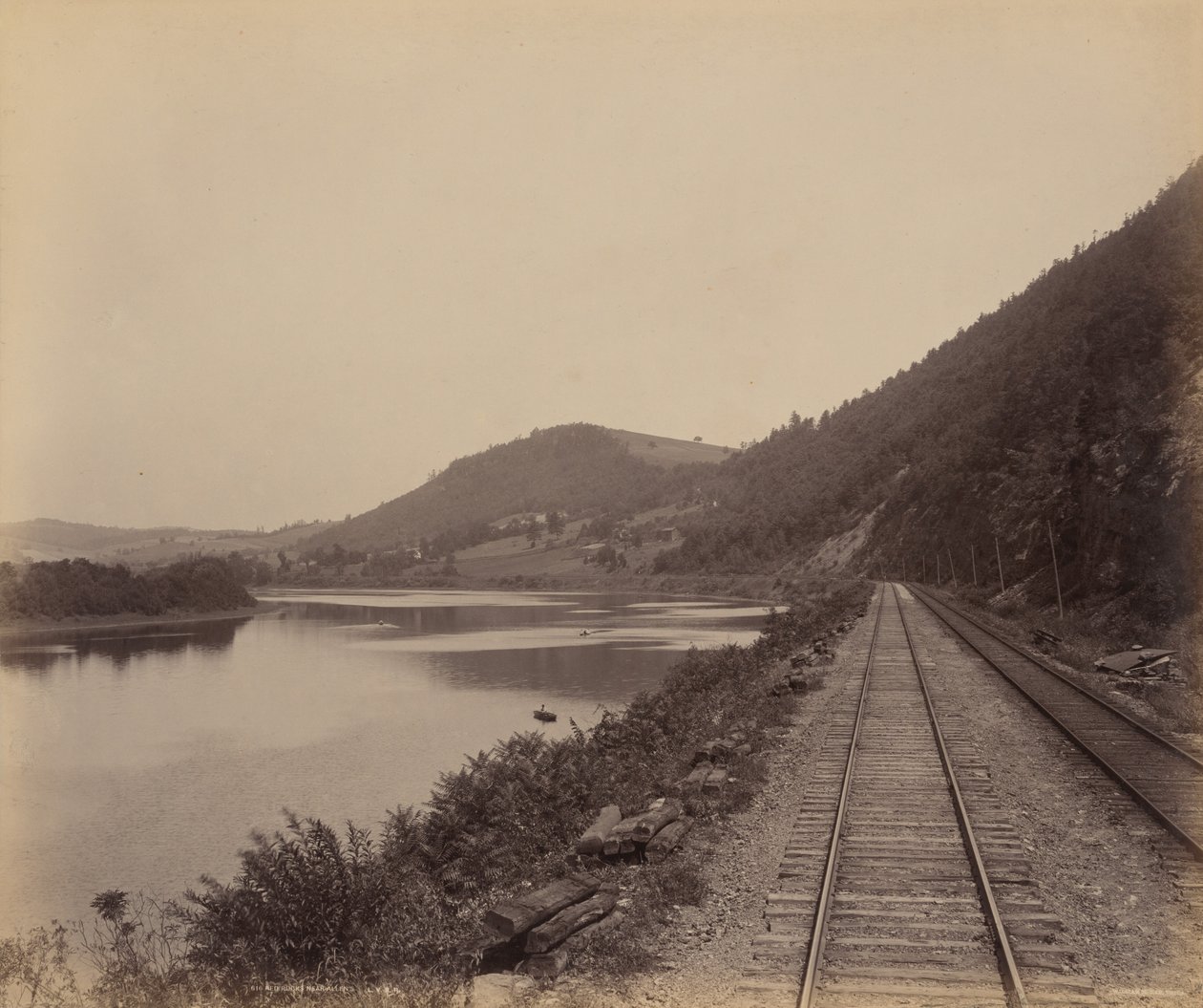 艾伦附近的红岩，约 1895 年（照片1895 年（照片） 作者 威廉·赫尔曼·劳