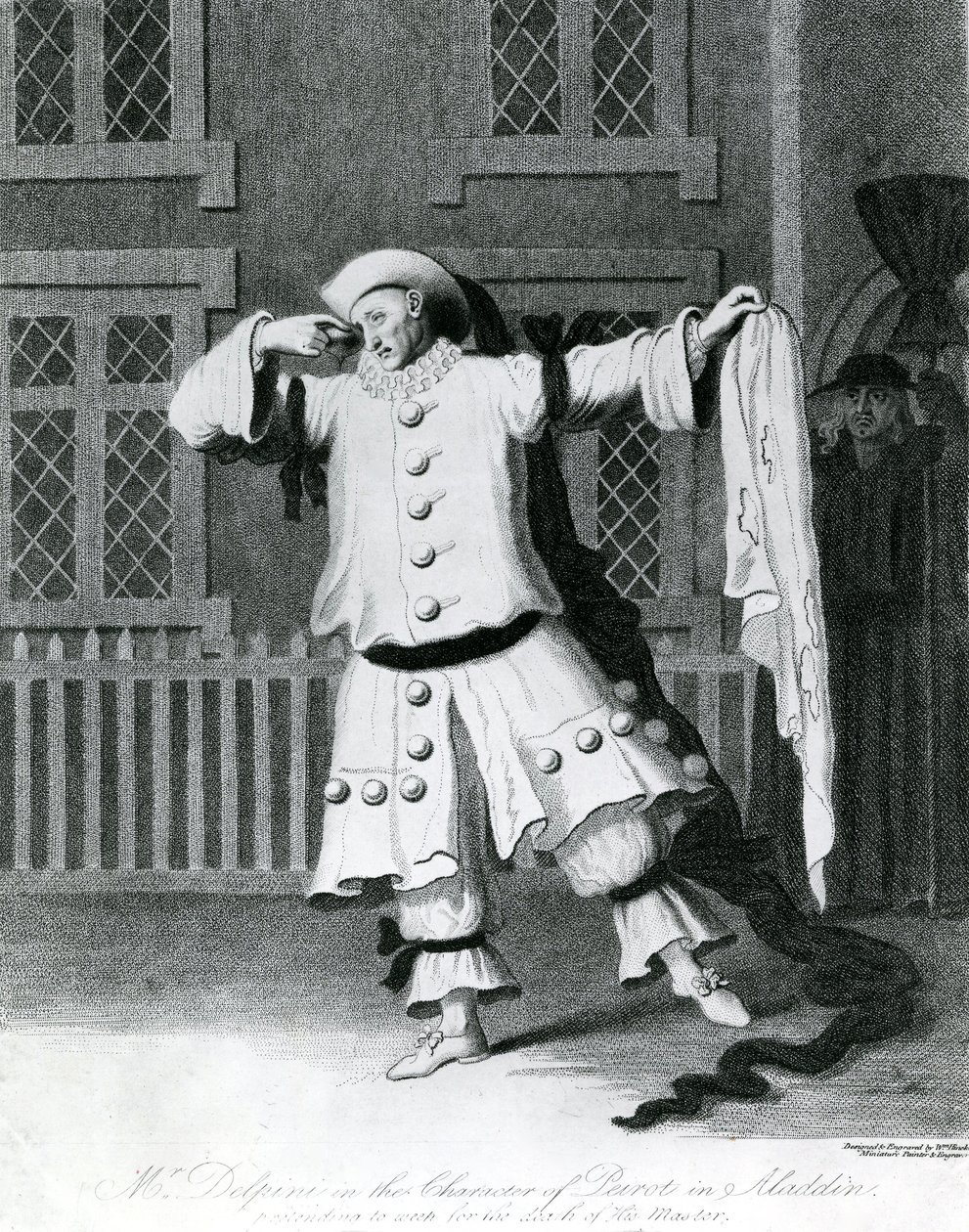 德尔菲尼先生，1780年至1790年在阿拉丁的皮埃罗特 作者 威廉·欣克斯