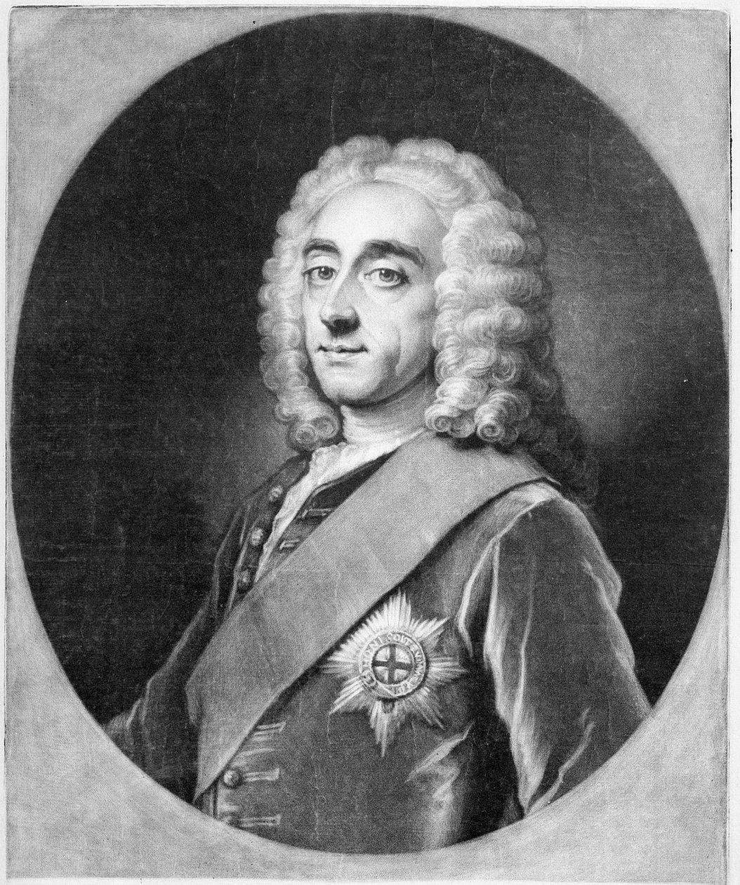 Philip Dormer Stanhope，由John Simon雕刻 作者 威廉·霍尔