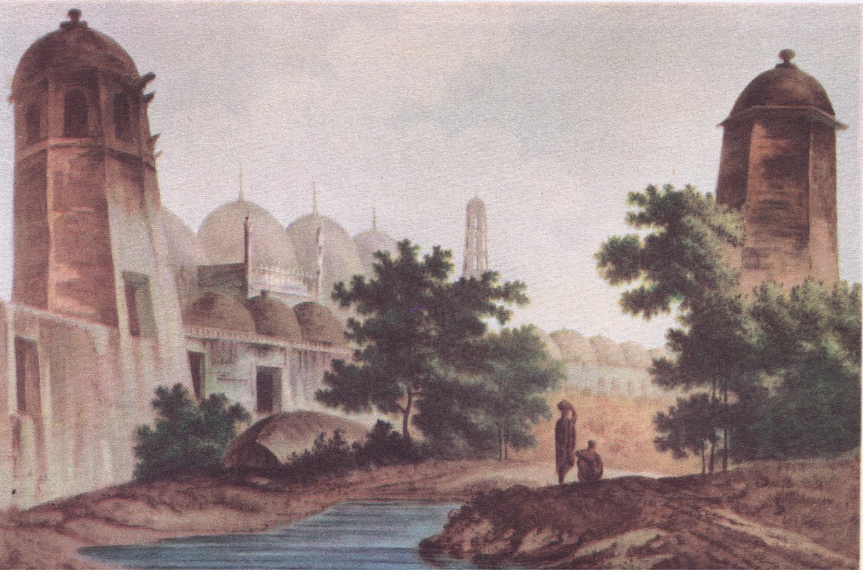 由Mir Jaffier在Murshidabad建造的Kutra清真寺（1786年印度选择景观），1947年Collins出版的英国冒险 作者 威廉·霍奇