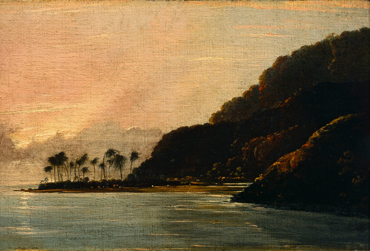 维纳斯角和马塔韦湾美景 作者 威廉·霍奇斯