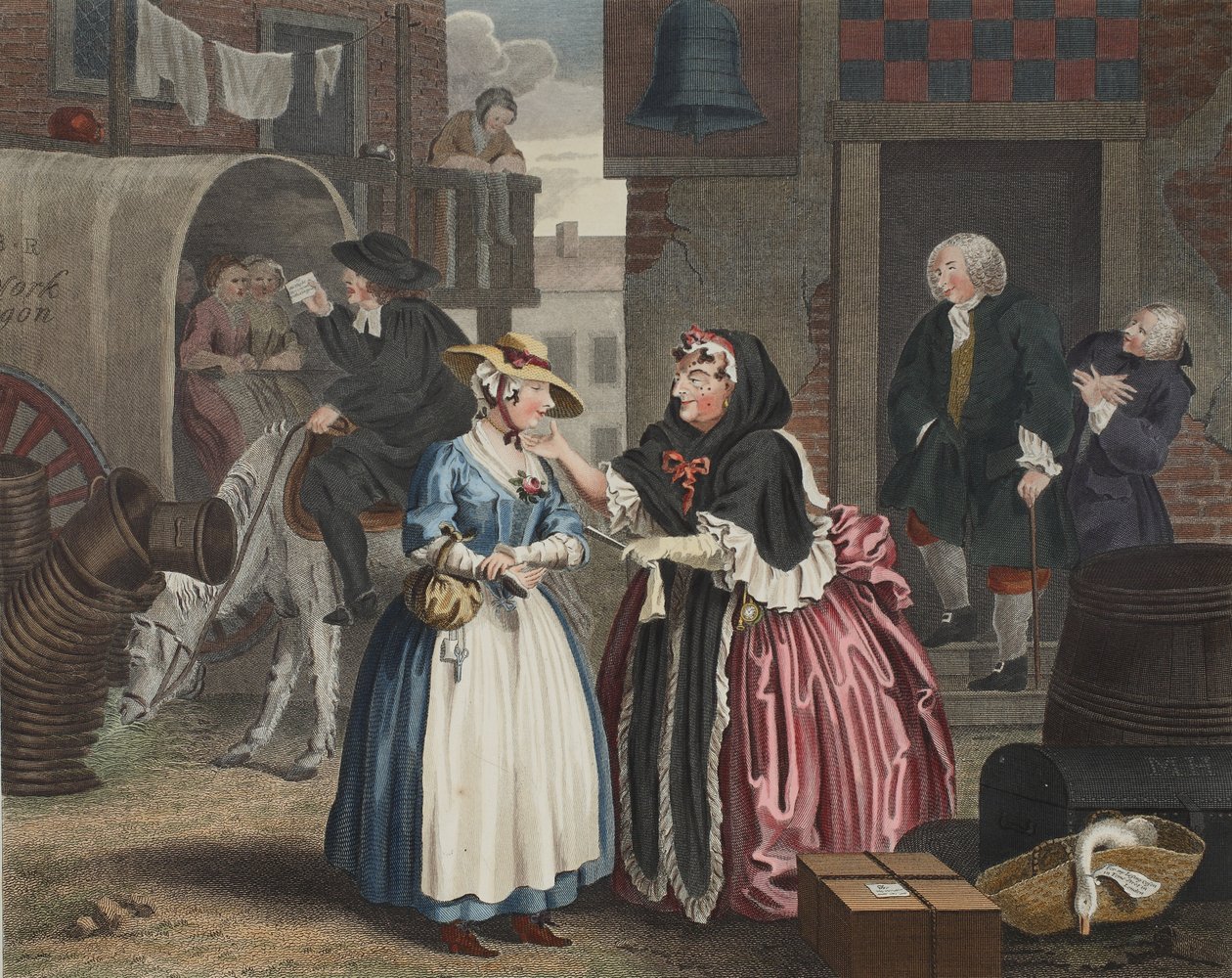 Harlot&39;s Progress，第一版，来自&39;Hogarth Restored：The Whole Works of the famous William Hogarth，由Thomas Cook重新雕刻&39;，酒吧。 1812年（手工雕刻） 作者 威廉·霍加斯