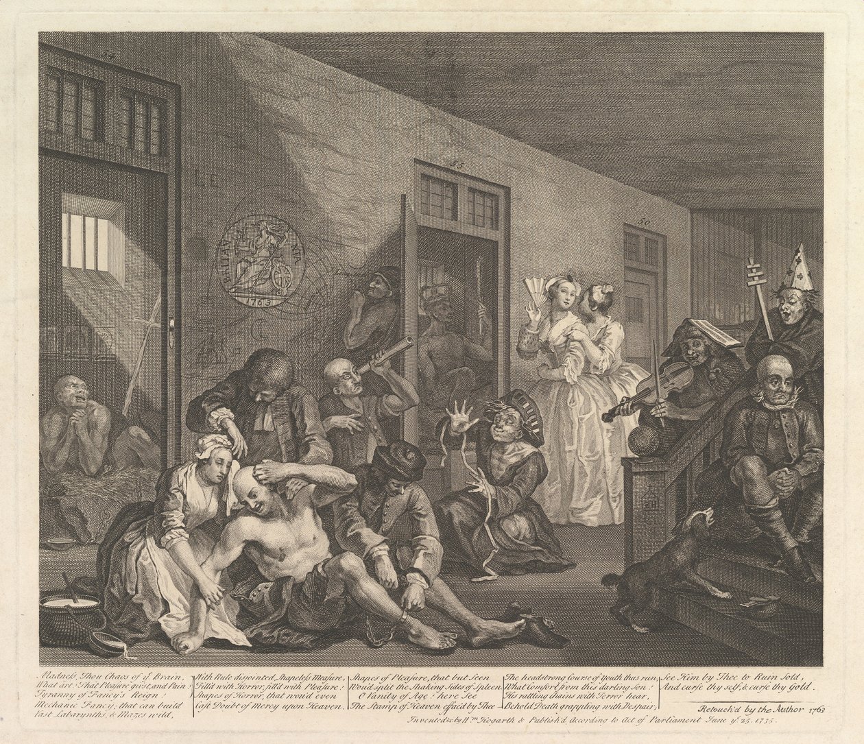 发行进展，第8页，[1735年6月25日]，于1763年重新发行。 作者 威廉·霍加斯