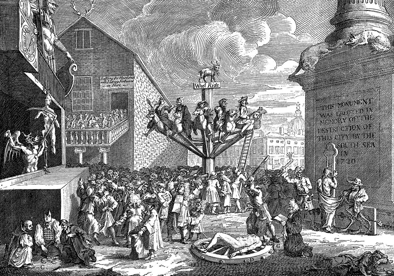 对南洋公司的讽刺，1721年 作者 威廉·霍加斯