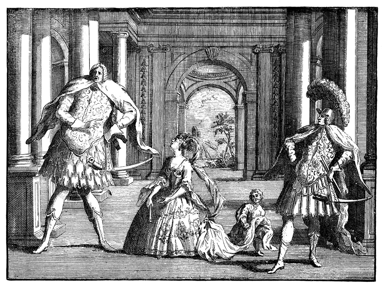 Berenstat，Cuzzoni和Senesino c1725。 作者 威廉·霍加斯
