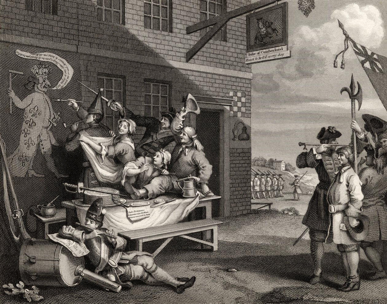 英国，由Thomas Phillibrown雕刻，来自&39;William Hogarth的作品&39;，于1833年出版 作者 威廉·霍加斯