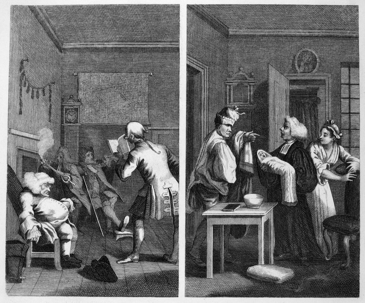 Tristram Shandy的主题 作者 威廉·霍加斯