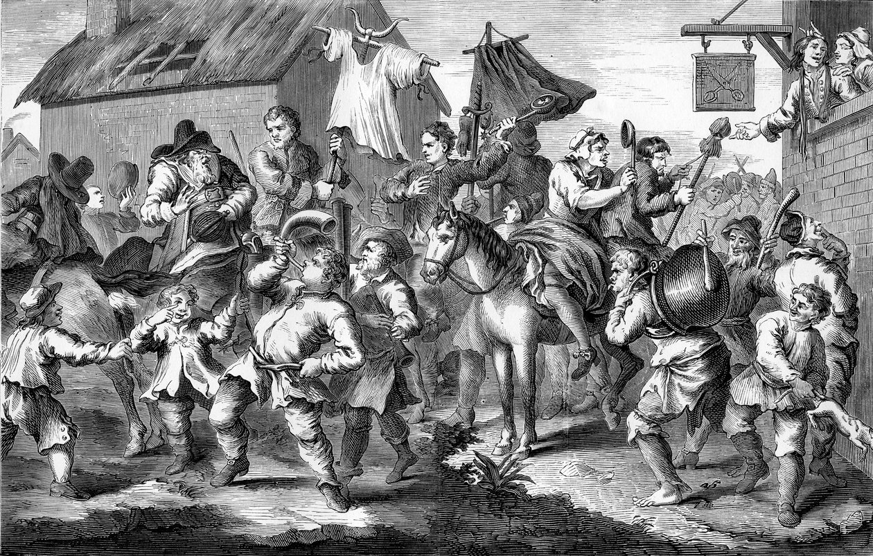 威廉-霍加斯的《赫德布拉斯》（Hudibras）。 作者 威廉·霍加斯