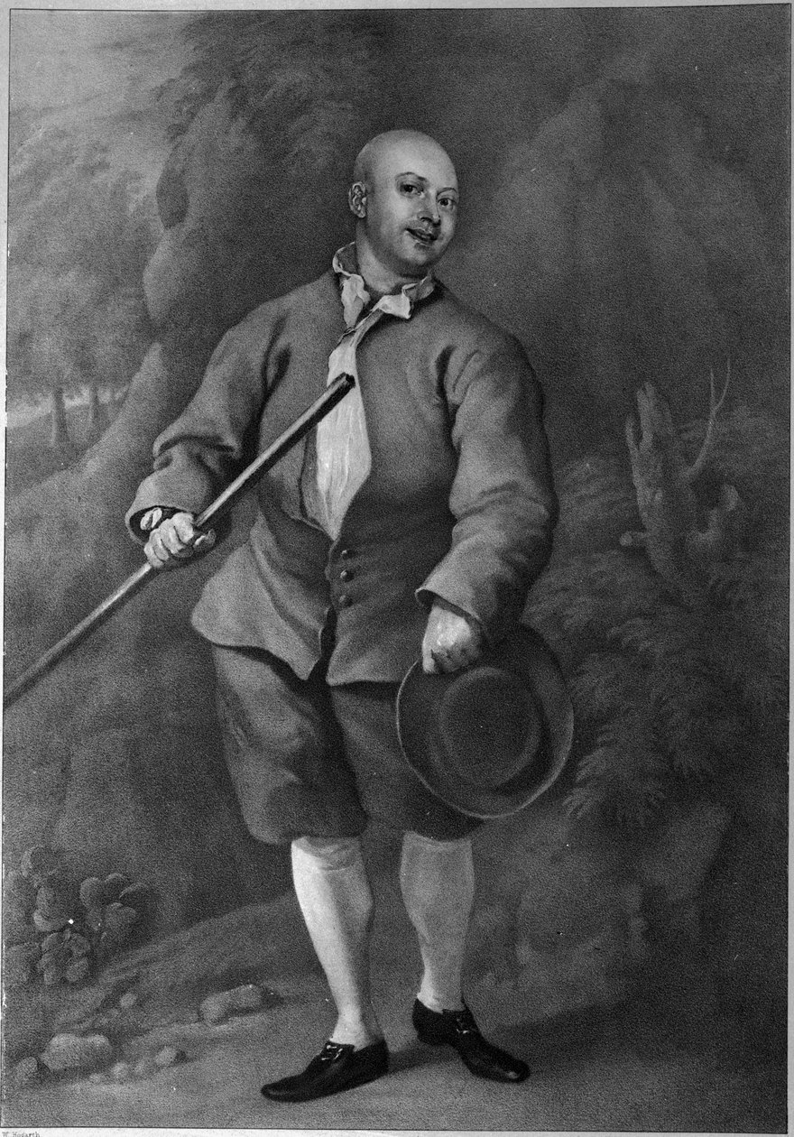 John Broughton，1842年由F. Ross雕刻 作者 威廉·霍加斯