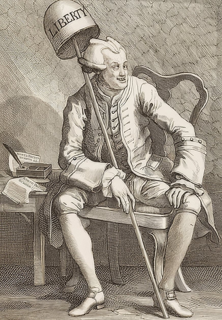 约翰·威尔克斯（John Wilkes） 1763年 作者 威廉·霍加斯
