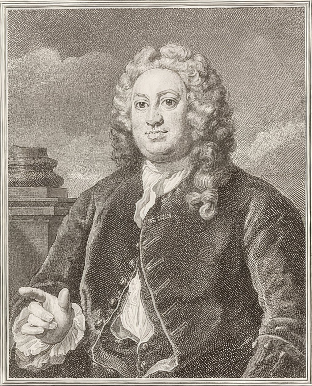马丁·福克斯（Martin Folkes）。 1742 作者 威廉·霍加斯