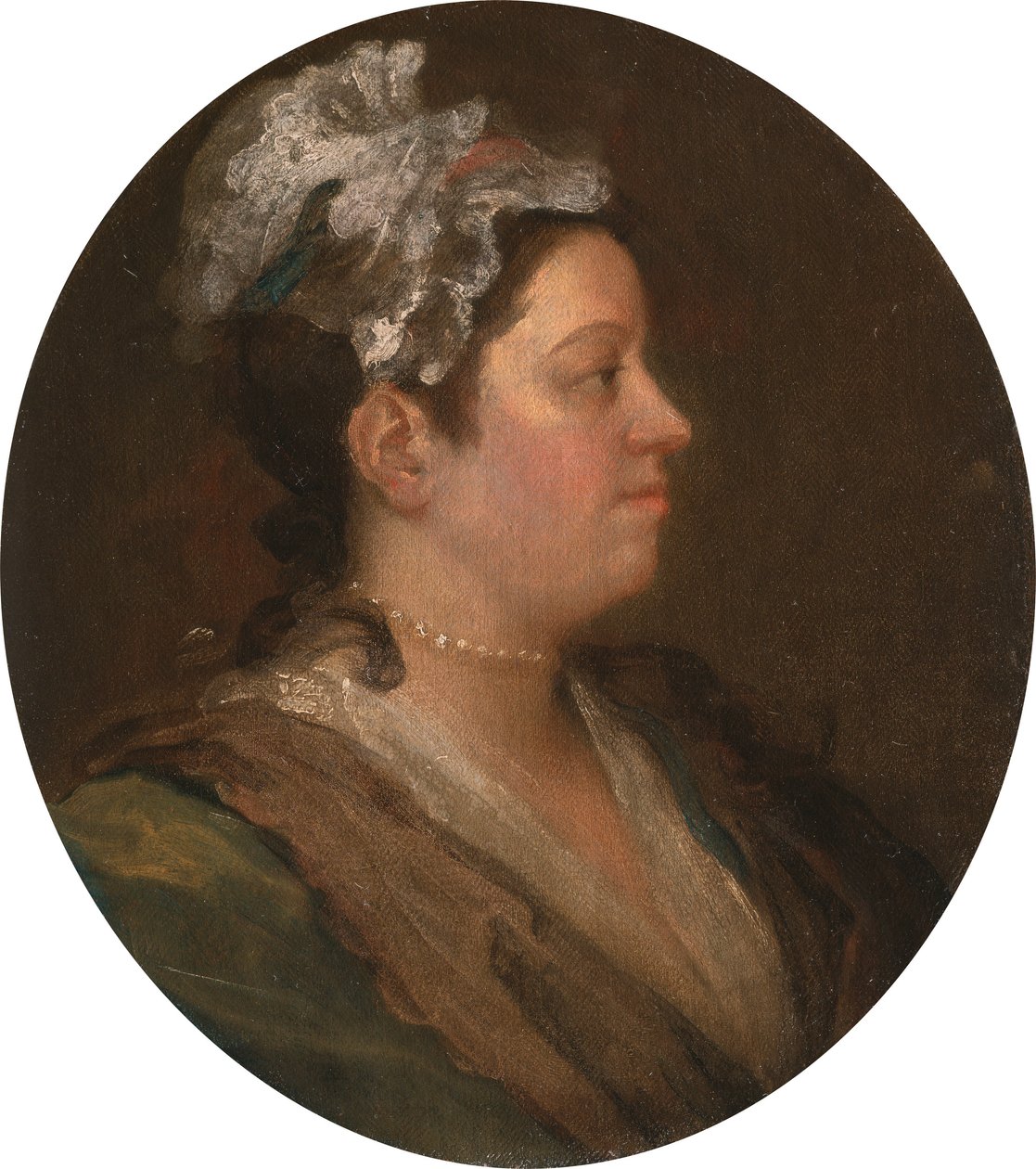 Mary Hogarth（1699-1741），c.1740（谈话前）（见174877） 作者 威廉·霍加斯
