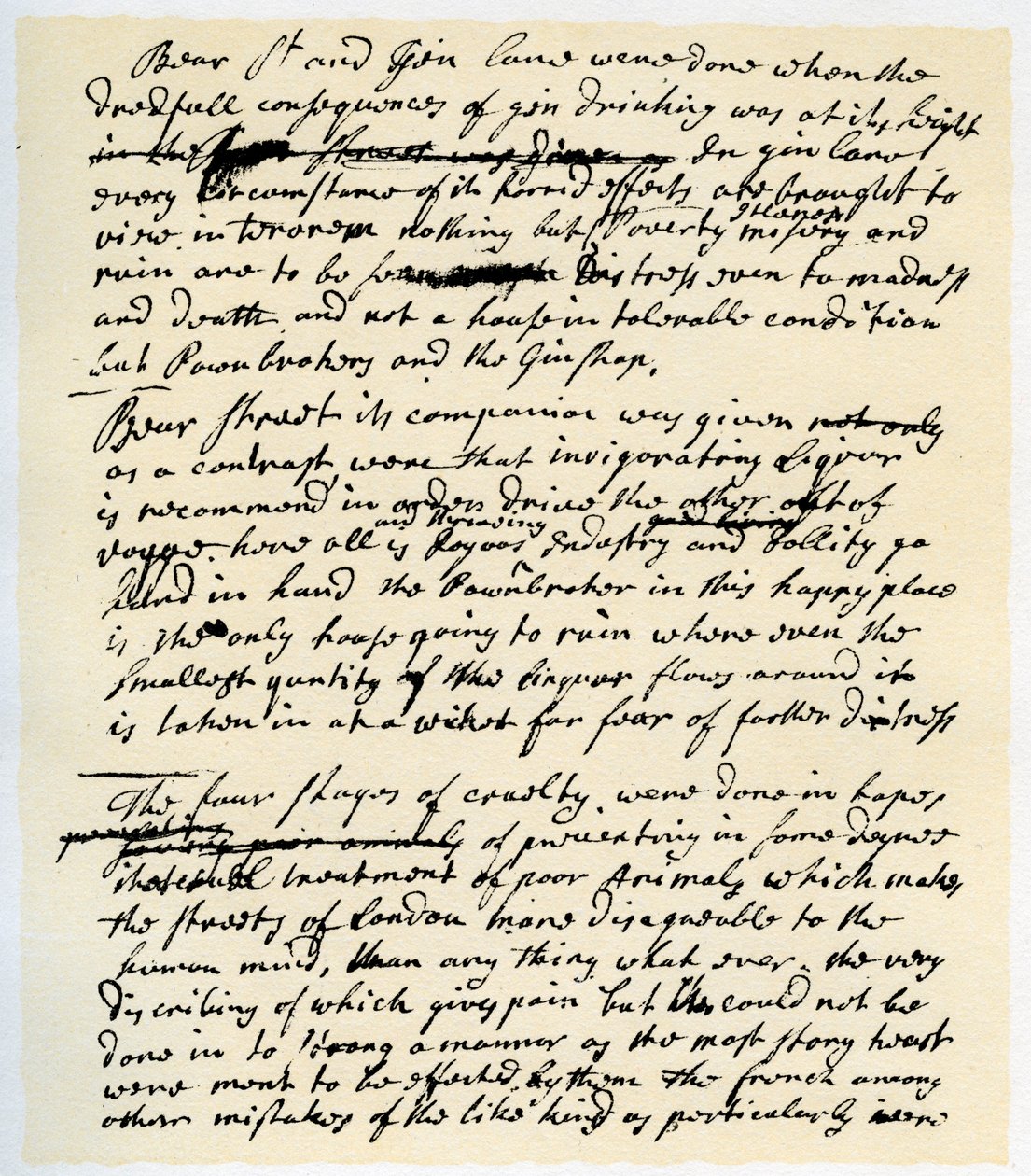 William Hogarth的注释，c1751。 作者 威廉·霍加斯