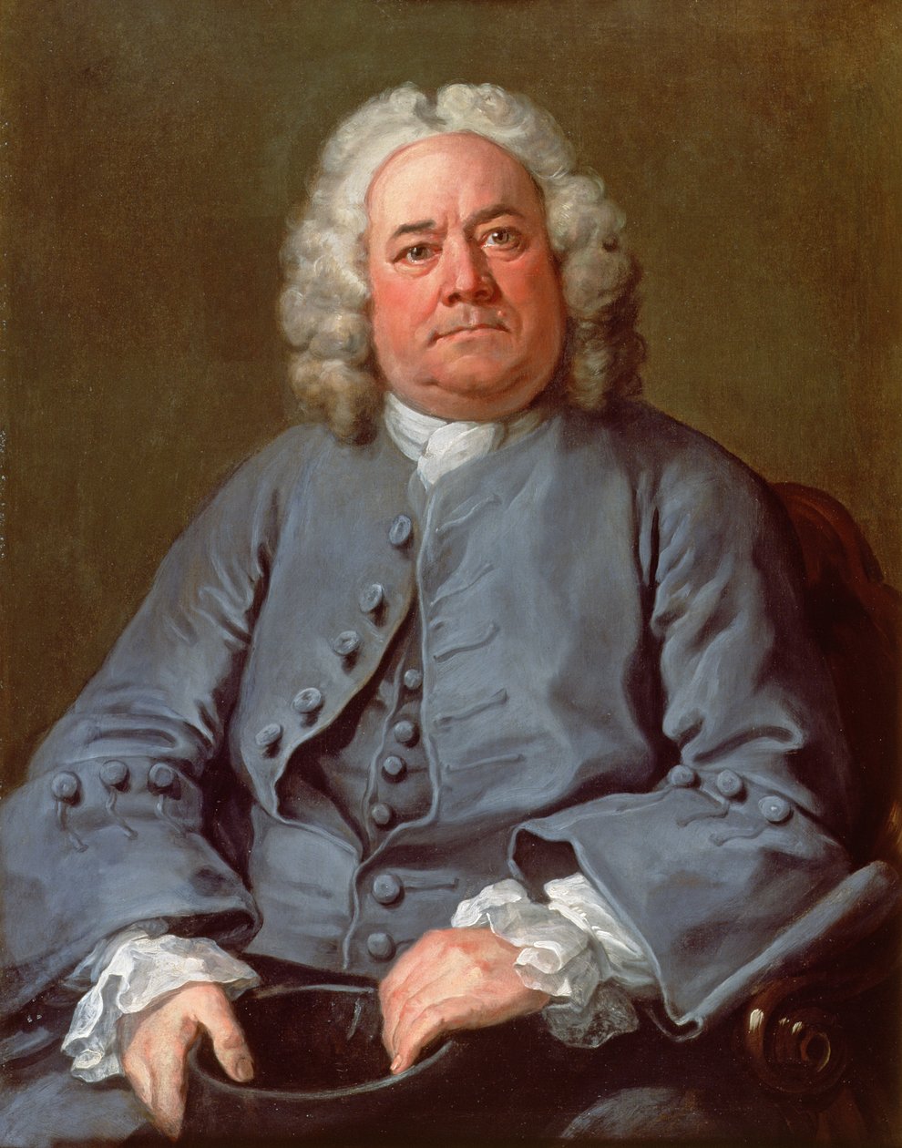 George Arnold Esq的肖像。 Ashby Lodge，1738-40 作者 威廉·霍加斯