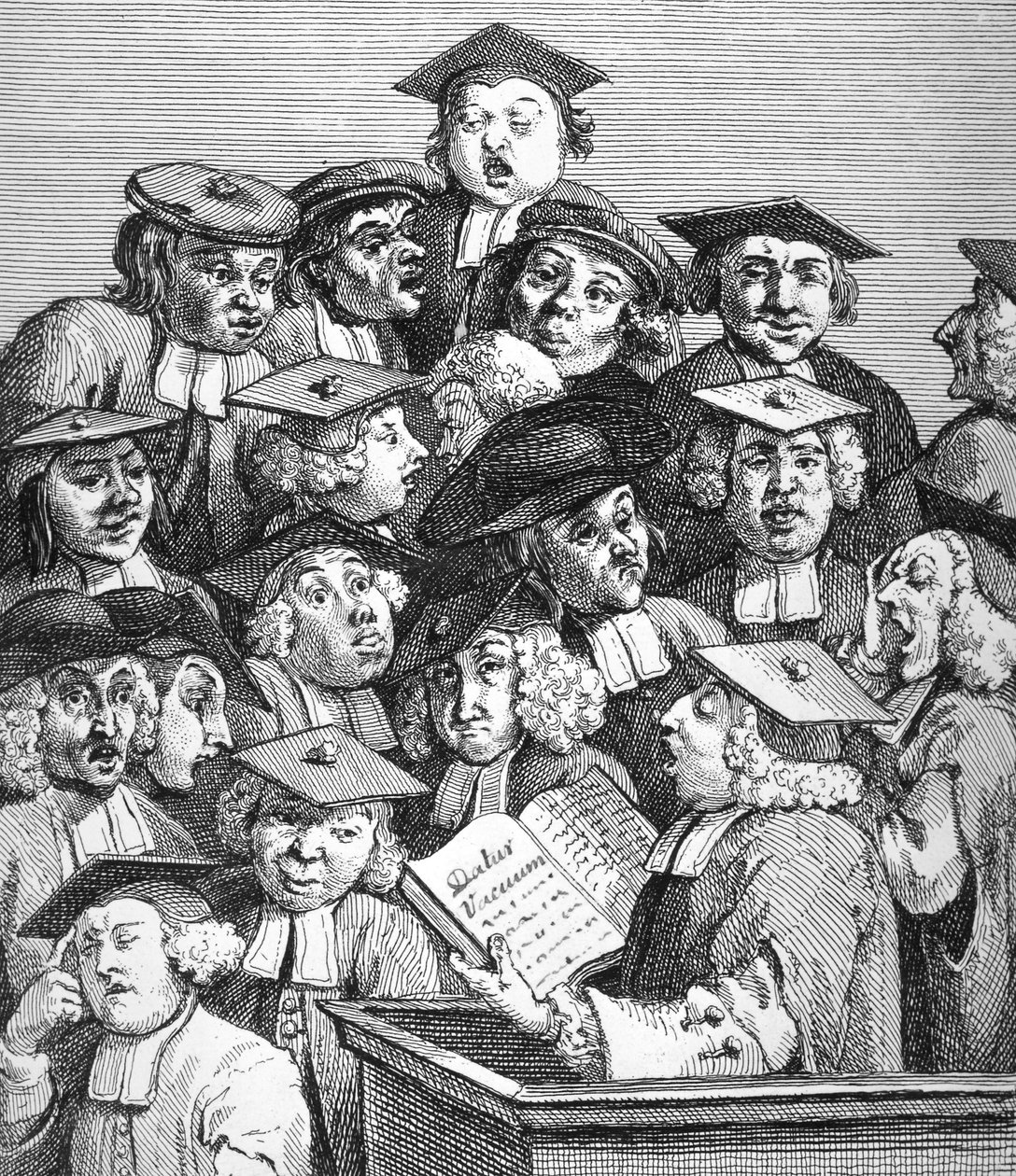 1736年1月20日讲座的学者们 作者 威廉·霍加斯