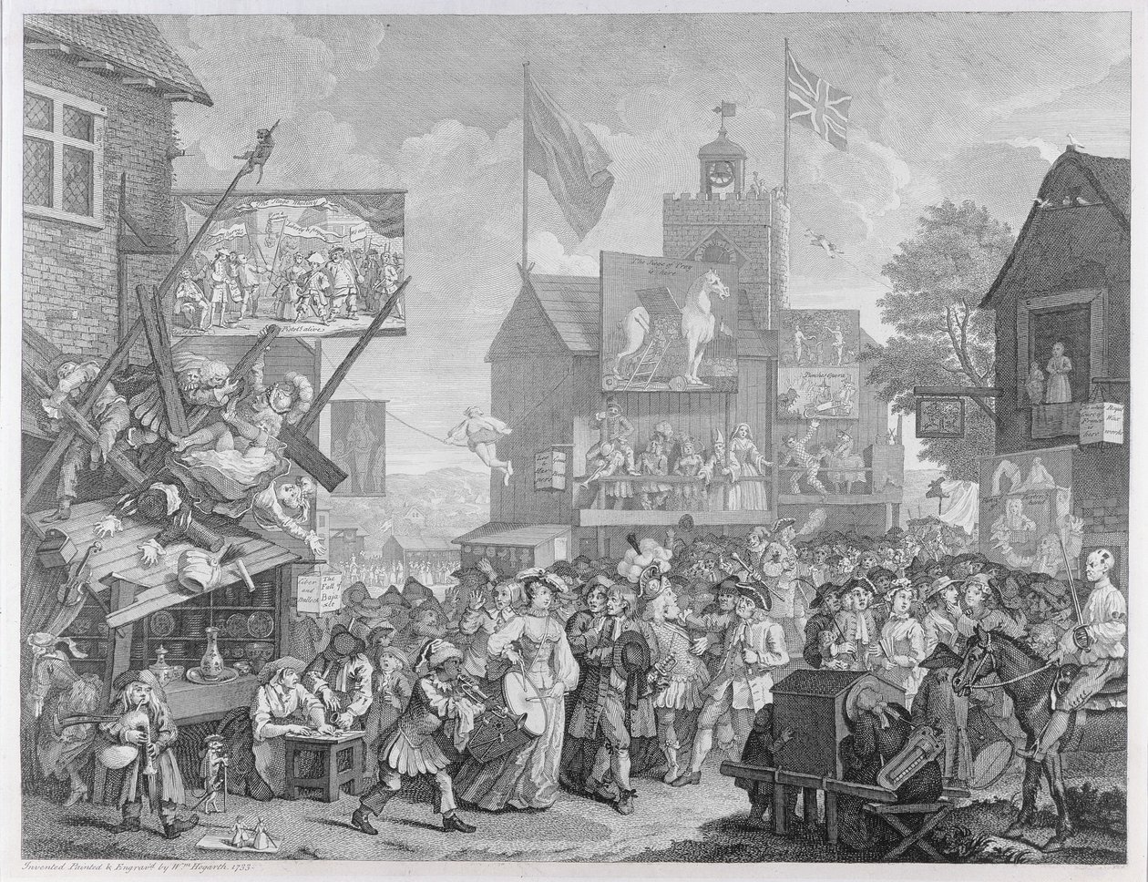 Southwark Fair，1733 作者 威廉·霍加斯