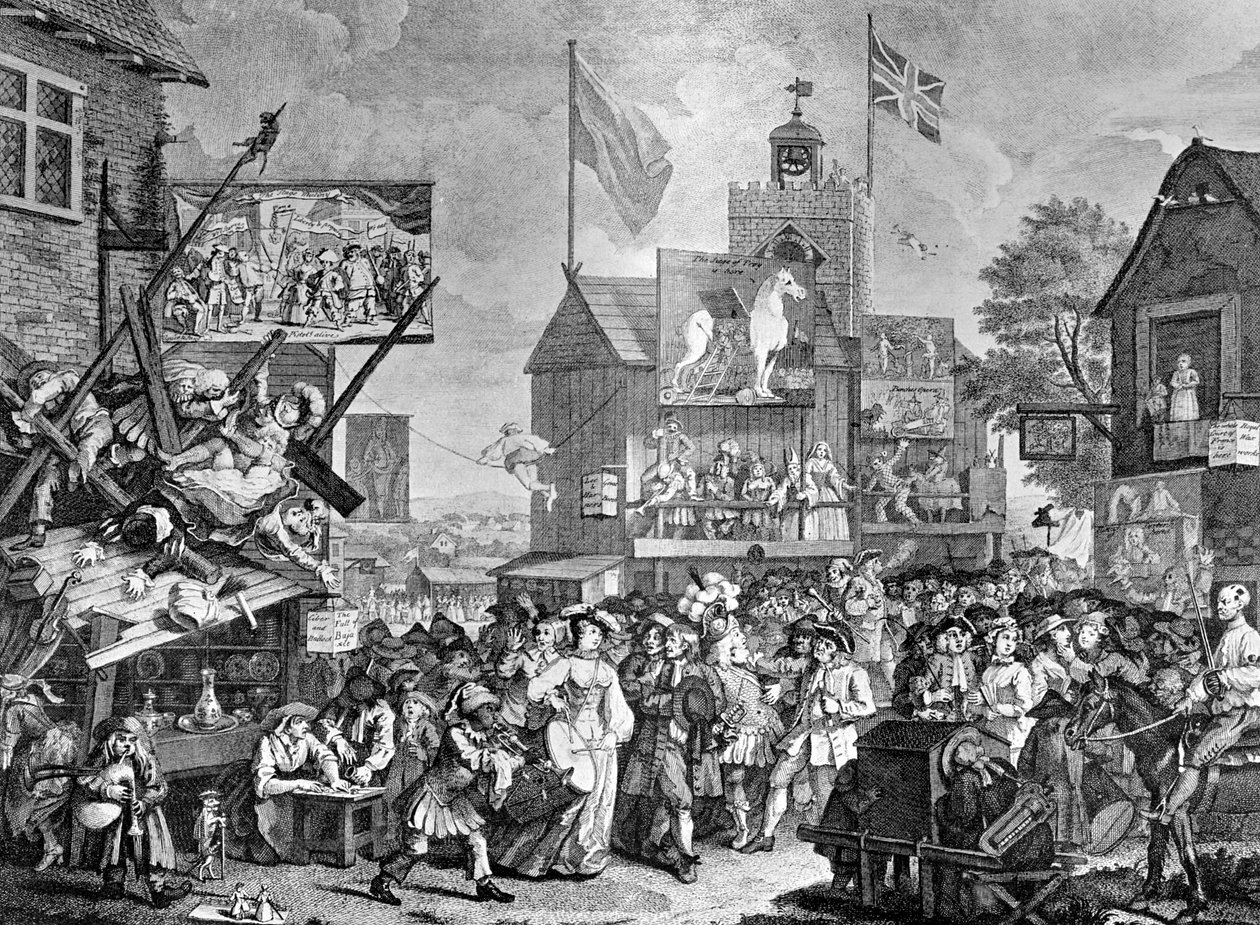 南华克博览会（Southwark Fair），1733年。 作者 威廉·霍加斯