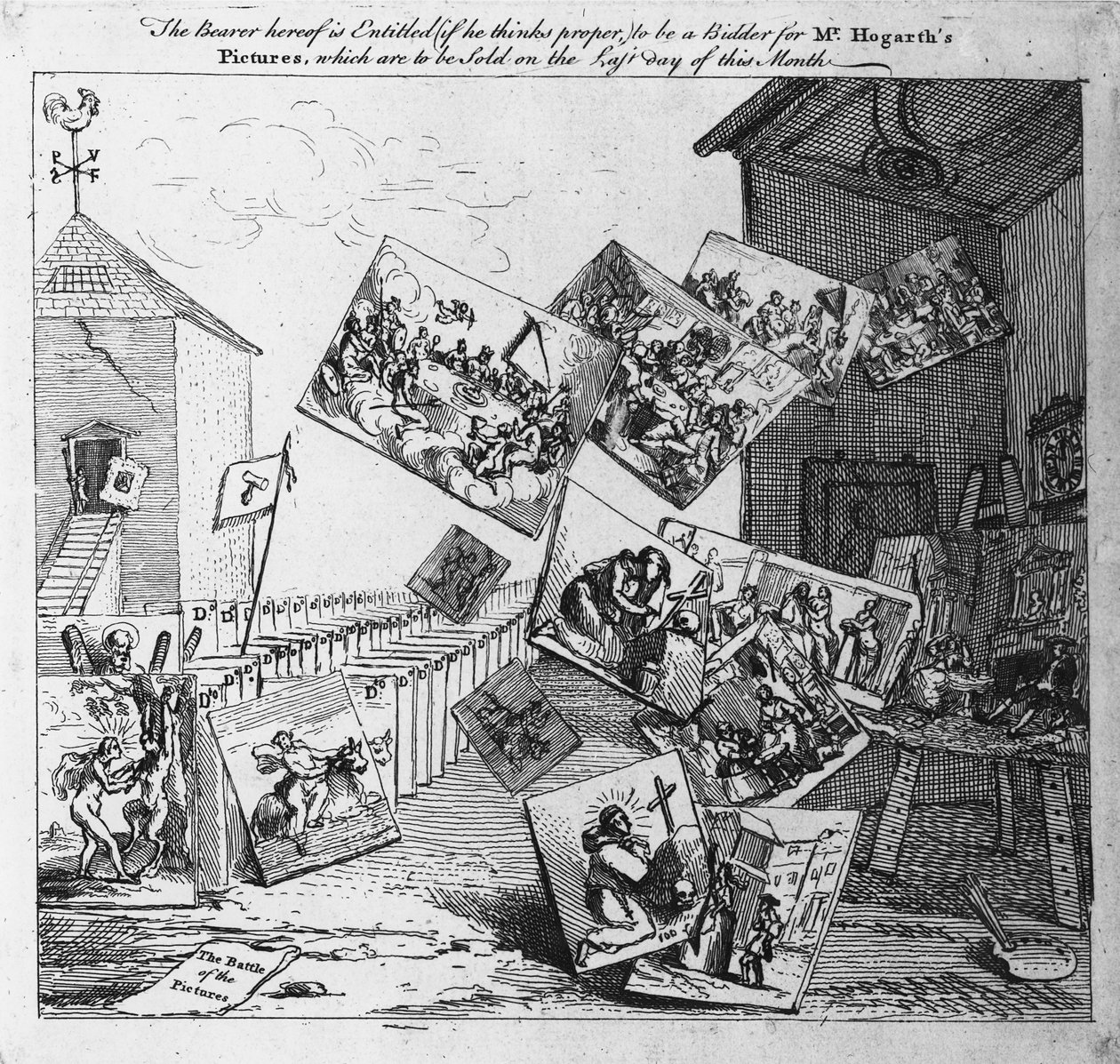 1745年的图片之战 作者 威廉·霍加斯