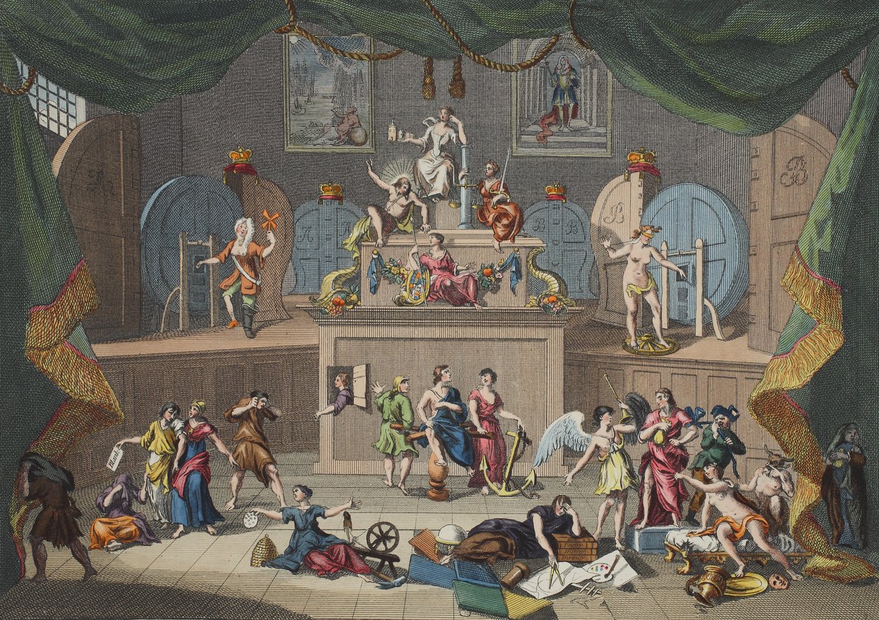 彩票，来自&39;Hogarth Restored：The Whole Works of the famous William Hogarth，由Thomas Cook&39;重新雕刻，酒吧。 1812年（手工雕刻） 作者 威廉·霍加斯