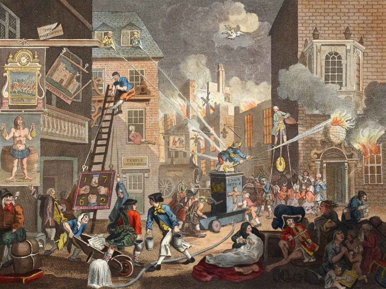 The Times，Plate I，来自&39;Hogarth Restored：The Whole Works of the famous William Hogarth，由Thomas Cook&39;重新雕刻，酒吧。 1812年（手工雕刻） 作者 威廉·霍加斯