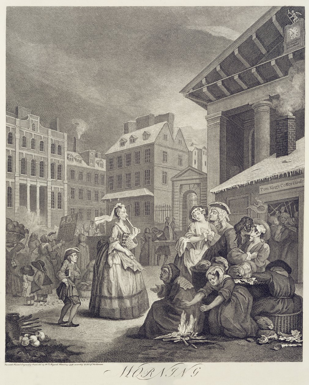 Times of the Day: Morning (engraving) 作者 威廉·霍加斯