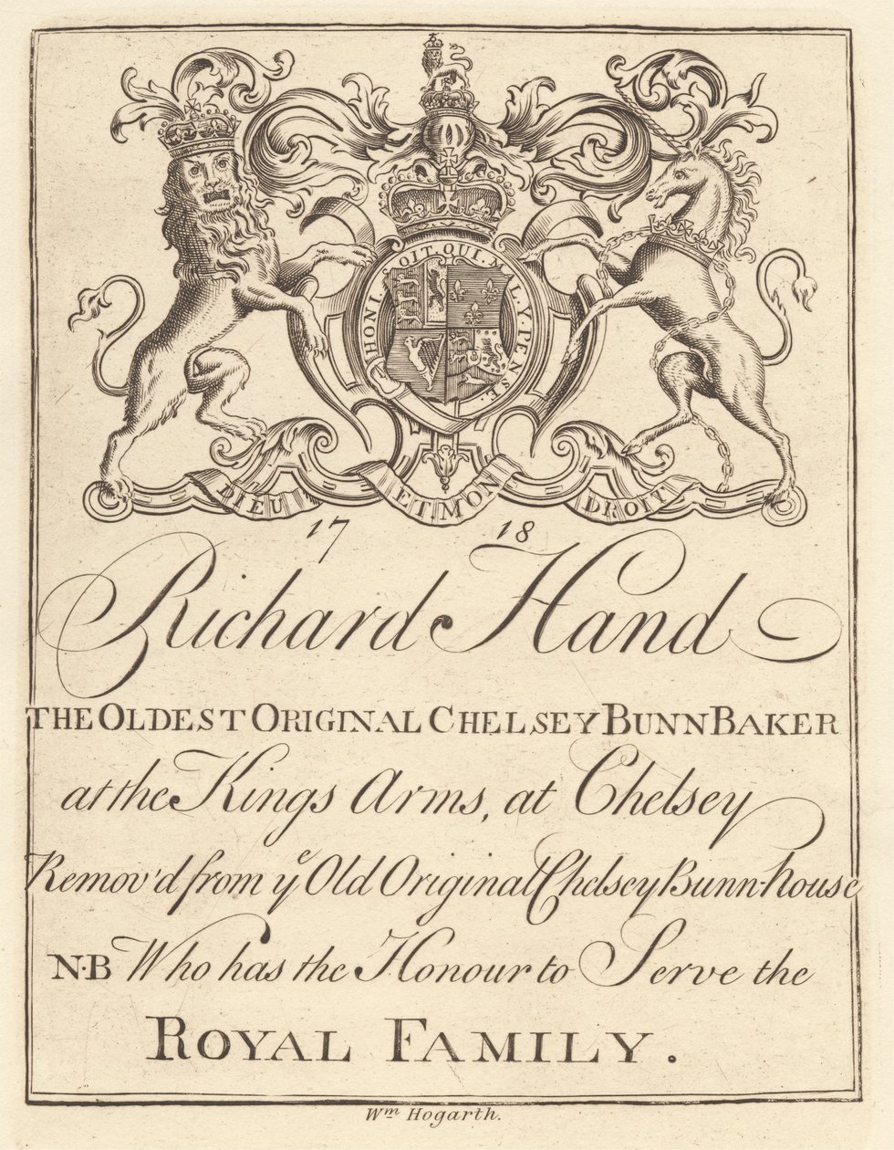 交易单：理查德·汉德 (Richard Hand)，切尔西国王纹章酒店 (King