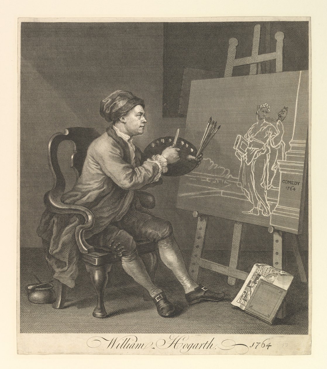 威廉·霍加斯（William Hogarth），Ser下的Serjeant画家，1764年。 作者 威廉·霍加斯