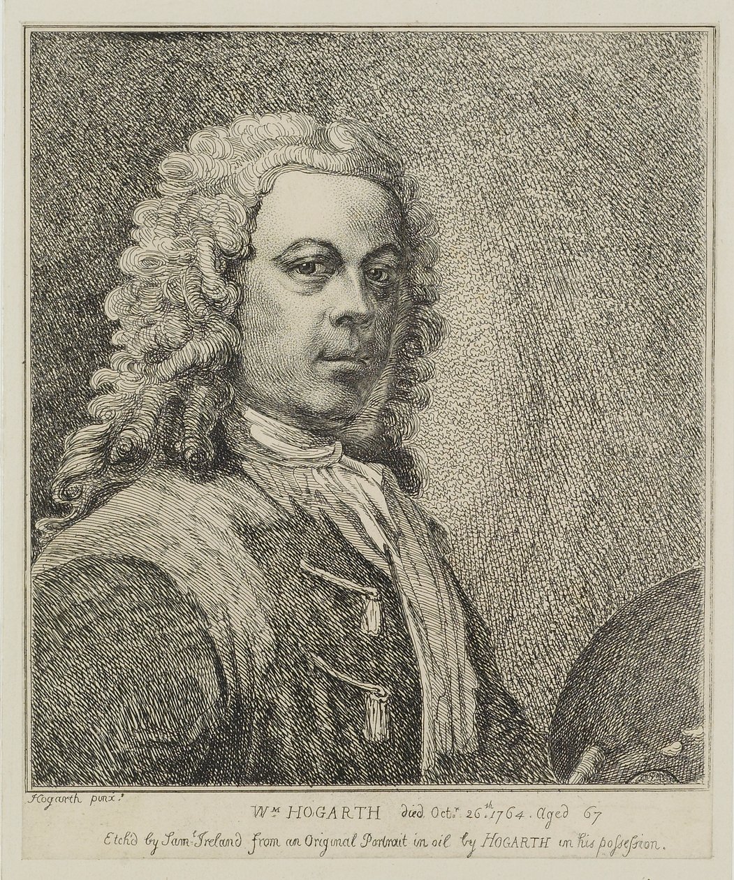 William Hogarth，由Samuel Ireland（d.1800），1786年雕刻 作者 威廉·霍加斯